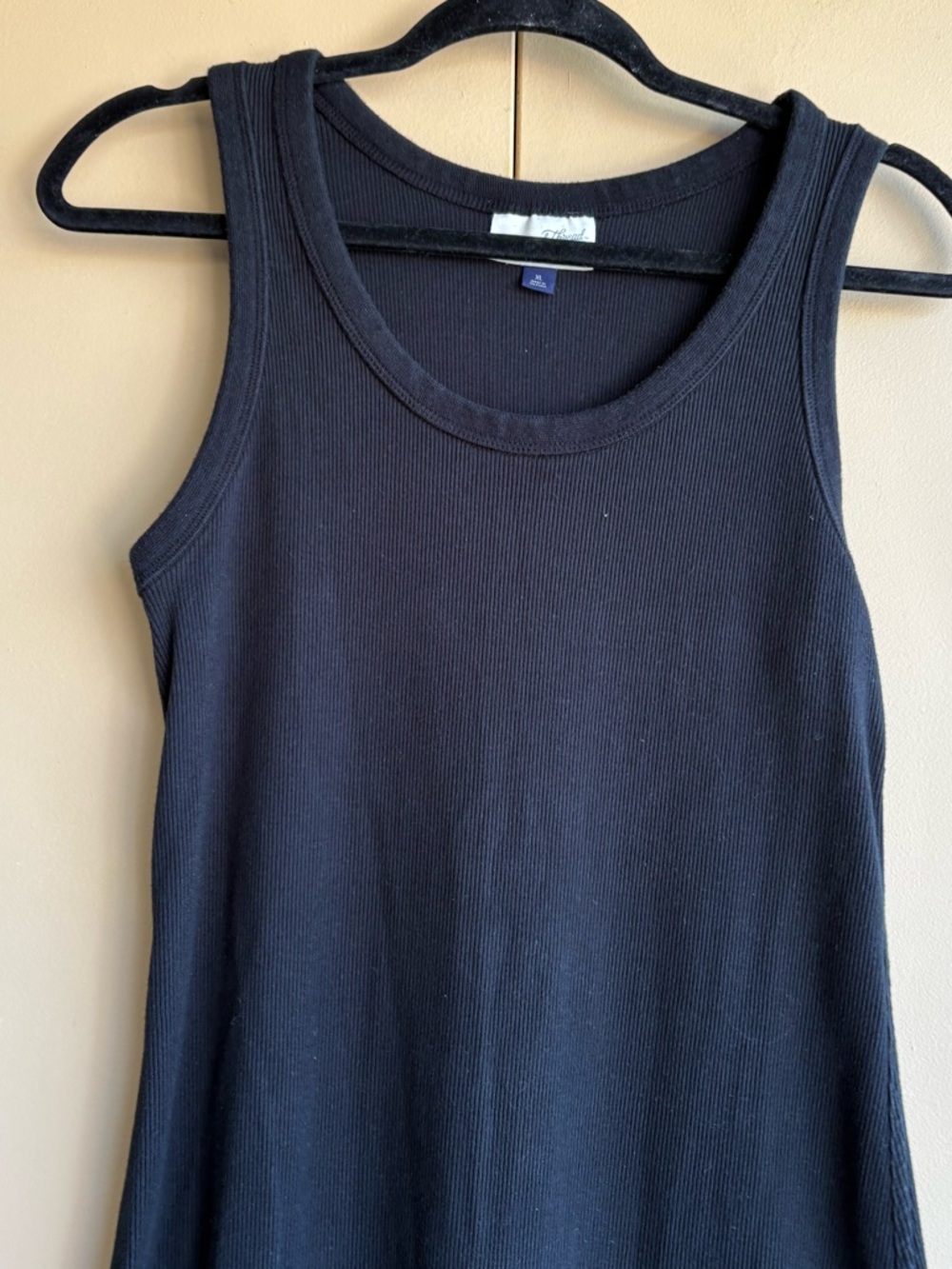 Universal thread maxi ribbed black dress - Picture 2 of 4